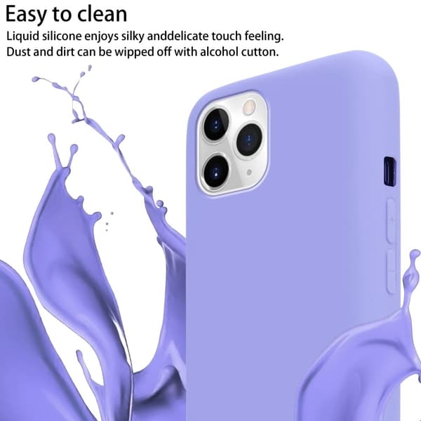 Deksel med Kedja for iPhone 11 PRO MAX Silikonbeskyttelsesetui med lengdejusterbar ledningsstropp