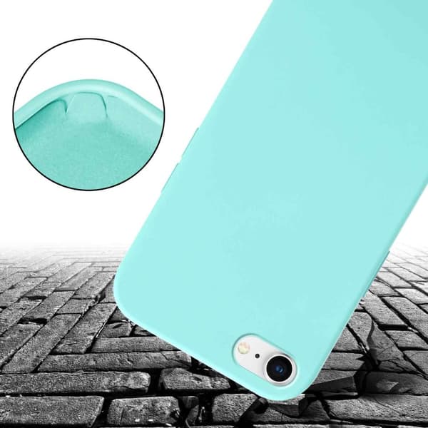 Deksel med Kedja for iPhone 7 / 7S / 8 / SE 2020 Silikonbeskyttelsesetui med lengdejusterbar ledningsstropp