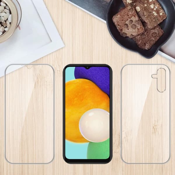 Samsung Galaxy A13 5G Suojakuori Suojakotelo 360° ympäryssuojaus näytönsuojuksen kanssa