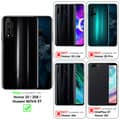 Miniatyrbillede 2 af 7: Cover Honor 20 / 20S / Huawei NOVA 5T Etui Case (Gennemsigtig)