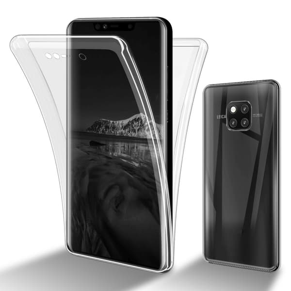 Deksel til Huawei MATE 20 PRO 360° helkroppsbeskyttelse Silikondeksel foran og bak, allroundbeskyttelse med skjermbeskyttelse