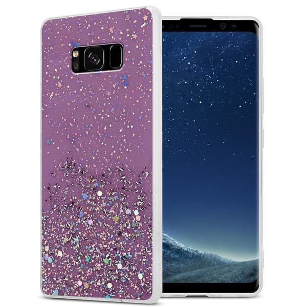Deksel til Samsung Galaxy S8 med glitrende glitter