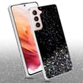 Pikkukuva 3 / 8: Samsung Galaxy S21 5G Suojakuori Suojakotelo joustavasta TPU-silikonista jossa on kimaltelevaa glitteriä