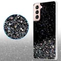 Pikkukuva 5 / 8: Samsung Galaxy S21 5G Suojakuori Suojakotelo joustavasta TPU-silikonista jossa on kimaltelevaa glitteriä