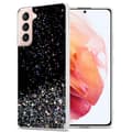 Pikkukuva 1 / 8: Samsung Galaxy S21 5G Suojakuori Suojakotelo joustavasta TPU-silikonista jossa on kimaltelevaa glitteriä