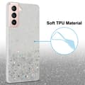 Pikkukuva 4 / 8: Samsung Galaxy S21 5G Suojakuori Suojakotelo joustavasta TPU-silikonista jossa on kimaltelevaa glitteriä