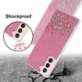 Miniatyrbild 6 av 8: Samsung Galaxy S21 5G Skal Fodral Case Cover av flexibelt TPU-silikon med glittrande glitter