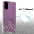 Miniatyrbilde 4 av 8: Deksel til Samsung Galaxy S20 med glitrende glitter
