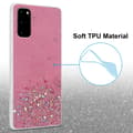 Miniatyrbilde 4 av 8: Deksel til Samsung Galaxy S20 med glitrende glitter