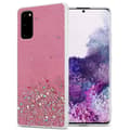 Miniatyrbilde 1 av 8: Deksel til Samsung Galaxy S20 med glitrende glitter