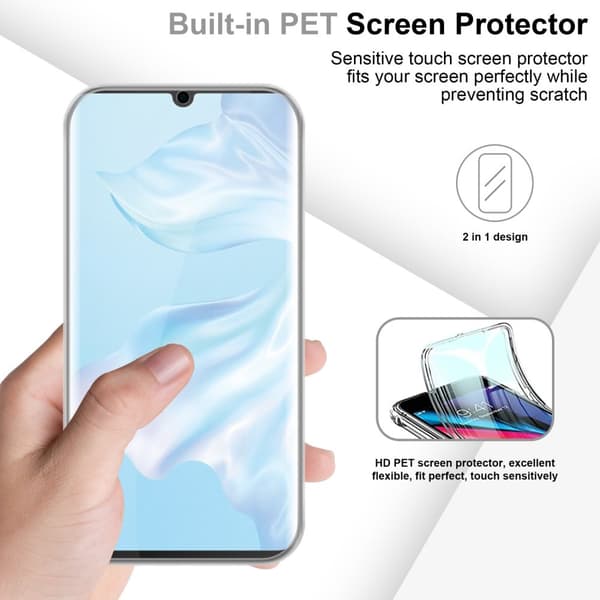 Huawei P30 PRO Fodral Skal 360° Helkroppsskydd Skal på fram och baksidan, skydd runt om med mobilskydd för displayen
