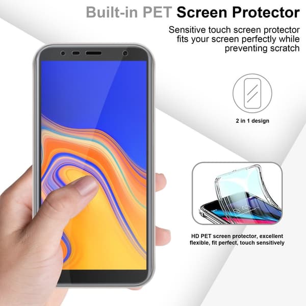 Cover Samsung Galaxy J4 PLUS Etui Case (Gennemsigtig)