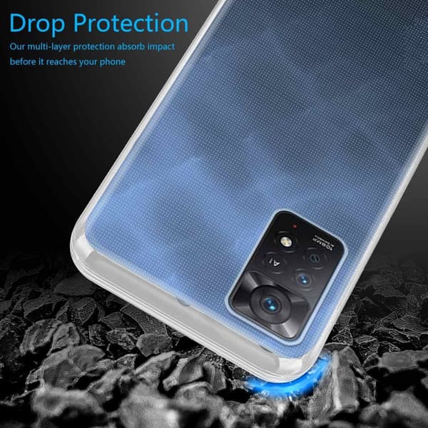 Xiaomi RedMi NOTE 11 PRO+ Skal Skal Fodral av flexibelt TPU-silikon Mobilskydd