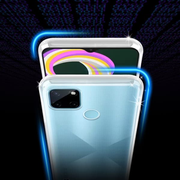 Realme C21Y / C25Y Skal Skal Fodral av flexibelt TPU-silikon Mobilskydd