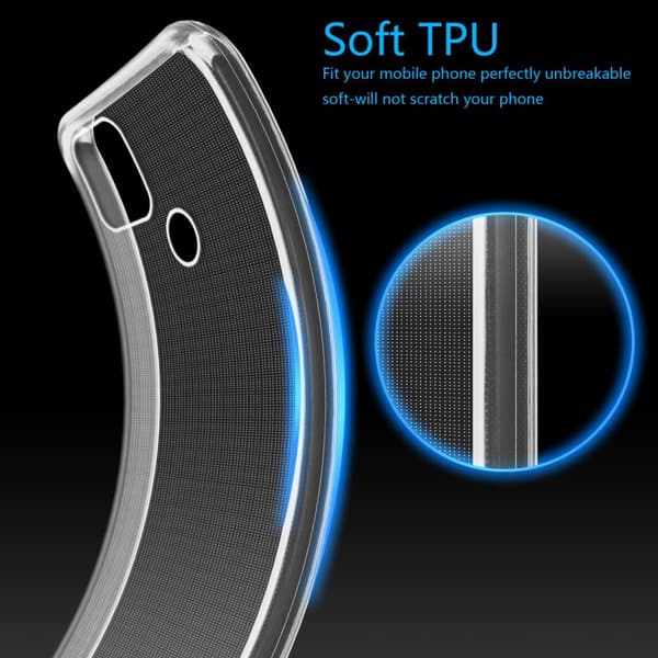 Realme C21Y / C25Y Skal Skal Fodral av flexibelt TPU-silikon Mobilskydd