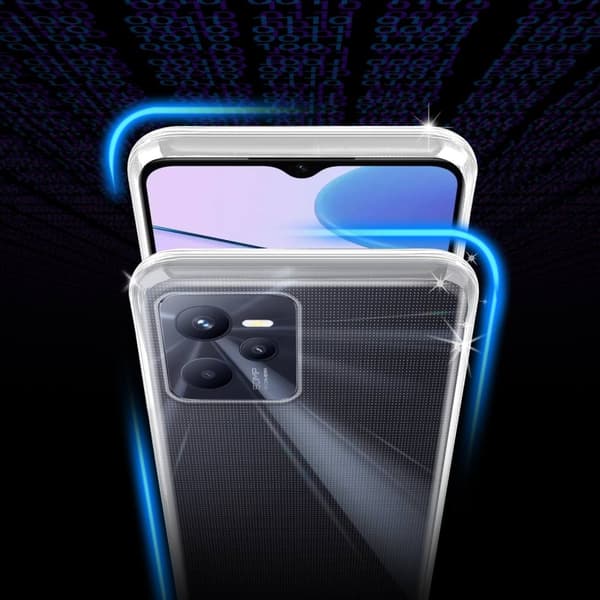 Realme C35 / Narzo 50A PRIME Suojakuori Suojakotelo valmistettu joustavasta TPU-silikonista