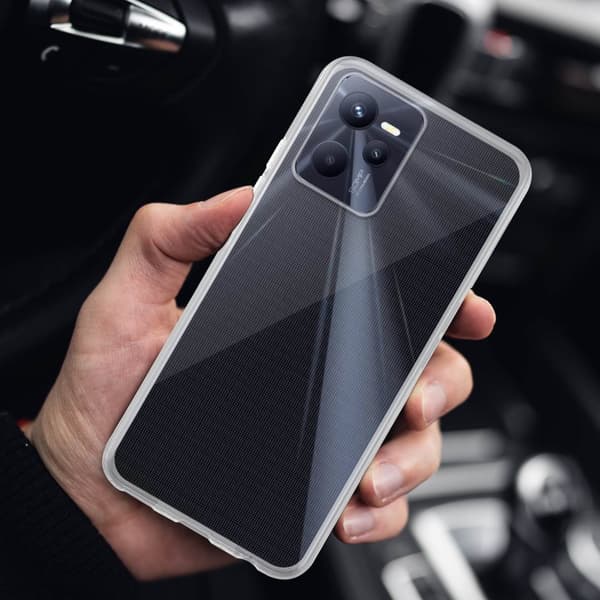 Realme C35 / Narzo 50A PRIME Suojakuori Suojakotelo valmistettu joustavasta TPU-silikonista
