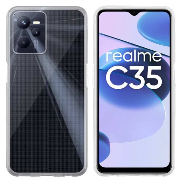 Realme C35 / Narzo 50A PRIME Suojakuori Suojakotelo valmistettu joustavasta TPU-silikonista