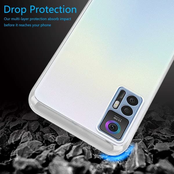 TCL 30 (4G / 5G) / 30+ Cover Case Etui (Gennemsigtig)