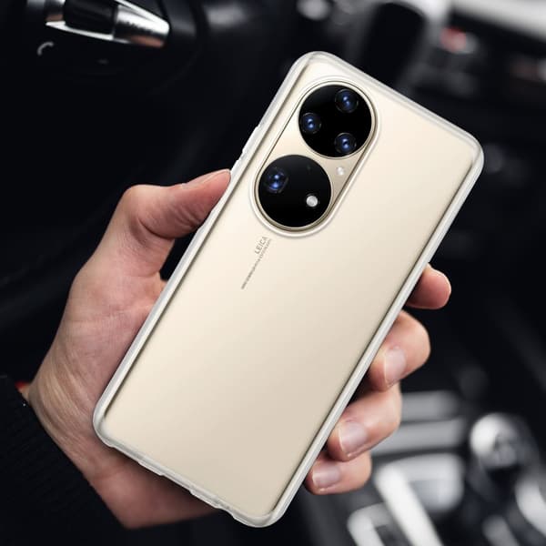 Huawei P50 PRO Suojakuori Suojakotelo valmistettu joustavasta TPU-silikonista