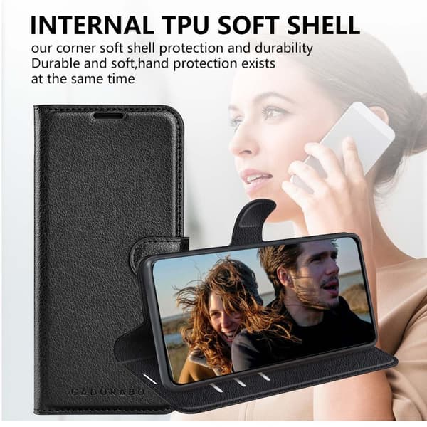 Xiaomi RedMi 9 Plånboksfodral Fodral Skal Case med magnetisk stängning, ståfunktion och kortplats