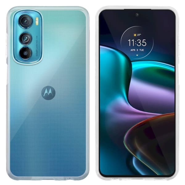 Motorola EDGE 30 Cover Case Etui (Gennemsigtig)