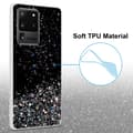 Pikkukuva 4 / 8: Samsung Galaxy S20 ULTRA Suojakuori Suojakotelo joustavasta TPU-silikonista jossa on kimaltelevaa glitteriä