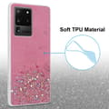 Pikkukuva 4 / 8: Samsung Galaxy S20 ULTRA Suojakuori Suojakotelo joustavasta TPU-silikonista jossa on kimaltelevaa glitteriä