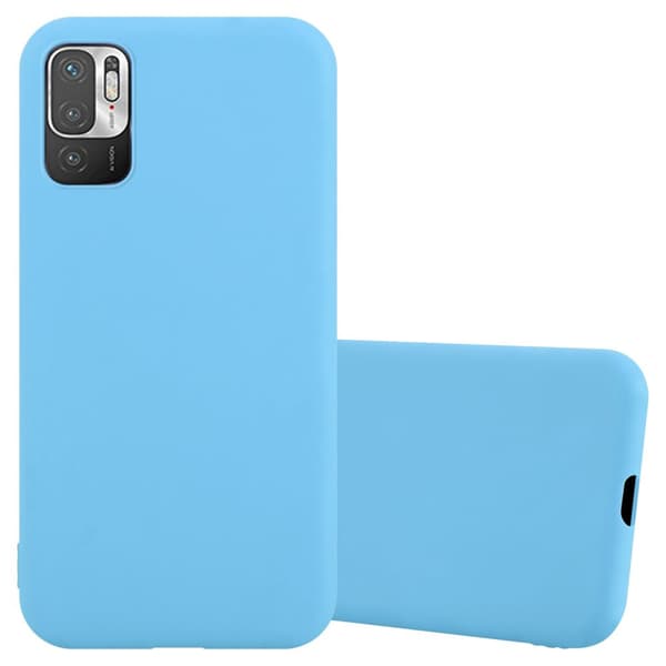 Xiaomi RedMi NOTE 10 5G / POCO M3 PRO 5G Suojakuori Suojakotelo CANDY SININEN