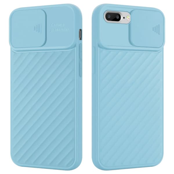iPhone 7 PLUS / 7S PLUS / 8 PLUS Skal Fodral av flexibel TPU-silikon och med kameraskydd Mobilskydd Case Cover