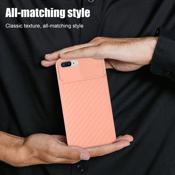 iPhone 7 PLUS / 7S PLUS / 8 PLUS Skal Fodral av flexibel TPU-silikon och med kameraskydd Mobilskydd Case Cover