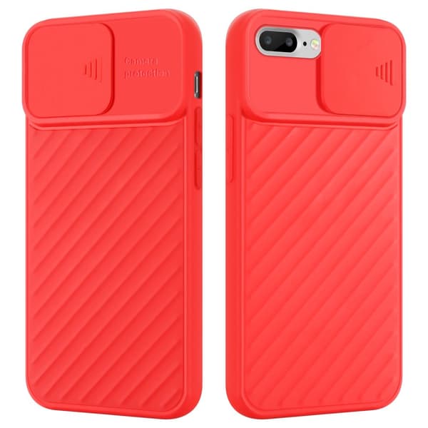 iPhone 7 PLUS / 7S PLUS / 8 PLUS Skal Fodral av flexibel TPU-silikon och med kameraskydd Mobilskydd Case Cover