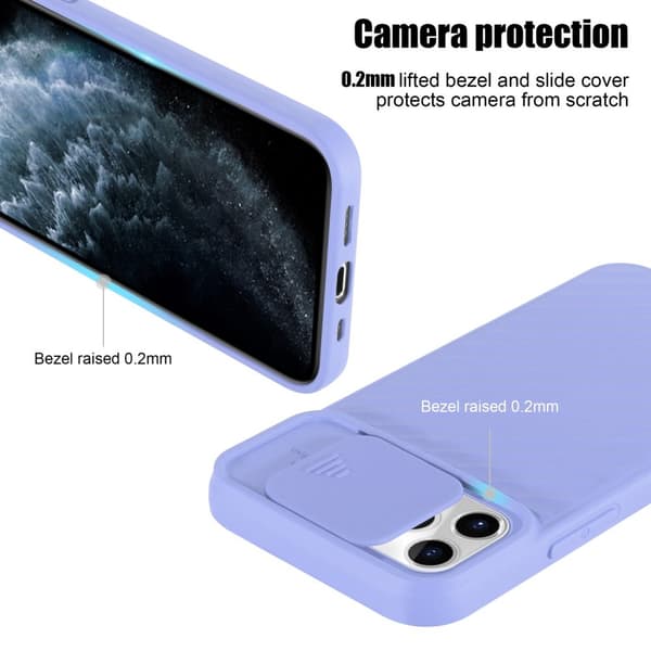 Deksel til iPhone 11 PRO MAX Beskyttelsesdeksel av fleksibelt TPU-silikon og med kamerabeskyttelse