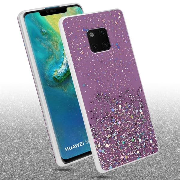 Deksel til Huawei MATE 20 PRO med glitrende glitter