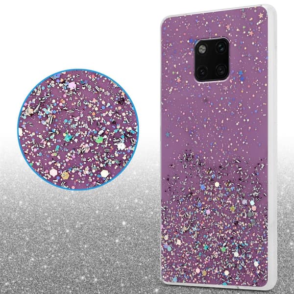 Deksel til Huawei MATE 20 PRO med glitrende glitter