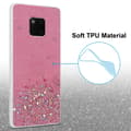 Miniatyrbild 4 av 8: Huawei MATE 20 PRO Skal Fodral Case Cover av flexibelt TPU-silikon med glittrande glitter