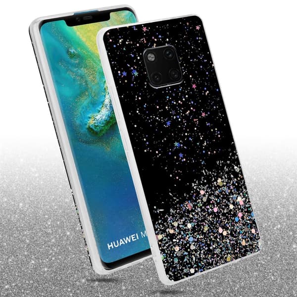 Deksel til Huawei MATE 20 PRO med glitrende glitter