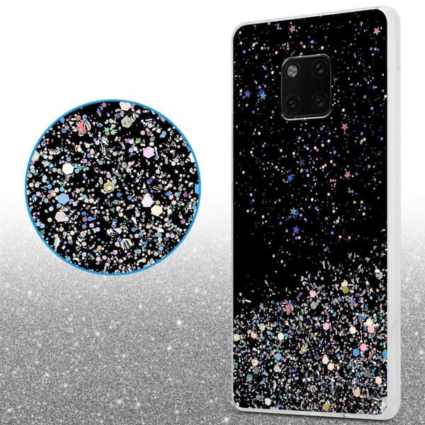 Deksel til Huawei MATE 20 PRO med glitrende glitter