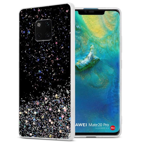 Deksel til Huawei MATE 20 PRO med glitrende glitter