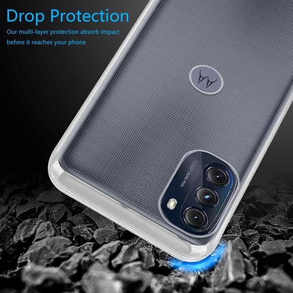 Motorola MOTO G 5G 2022 Cover Case Etui (Gennemsigtig)