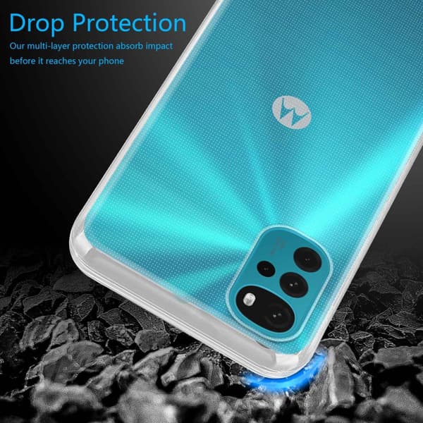 Motorola MOTO G22 Suojakuori Suojakotelo valmistettu joustavasta TPU-silikonista