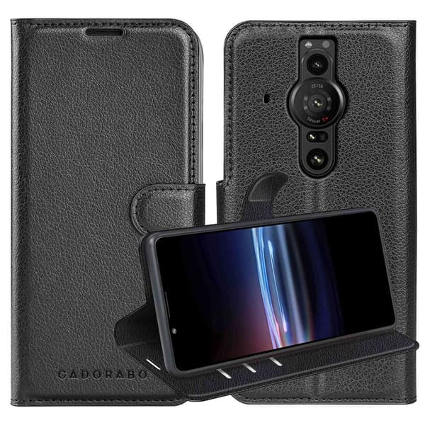 Sony Xperia PRO-I Suojakotelo Lompakkokotelo Matkapuhelinkotelo Suojakuori jossa magneettisuljenta, jalusta-toiminto ja korttitasku