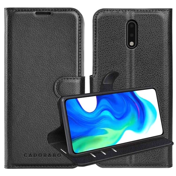Nokia 2,3 Plånboksfodral Fodral Skal Case med magnetisk stängning, ståfunktion och kortplats
