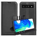 Miniatyrbillede 1 af 6: Google PIXEL 6 PRO Pungetui Cover Case (Sort)