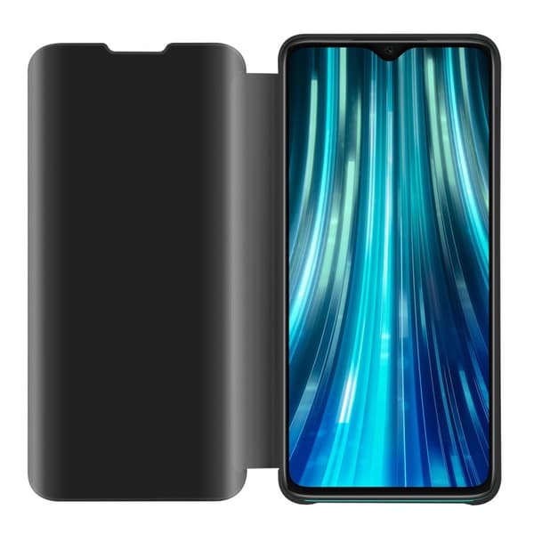 Xiaomi RedMi NOTE 8 PRO Skal Plånboksfodral Clear View Mirror Skyddsomslag med standfunktion 360 graders skydd