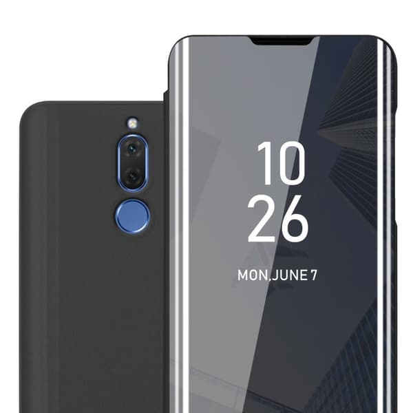 Etui for Huawei MATE 10 LITE Deksel Clear View Mirror Beskyttelsesetui med stativfunksjon 360 graders beskyttelse
