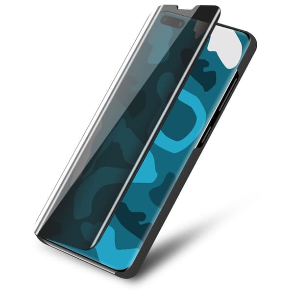 Etui for Huawei P40 PRO / P40 PRO+ Deksel Clear View Mirror Beskyttelsesetui med stativfunksjon 360 graders beskyttelse