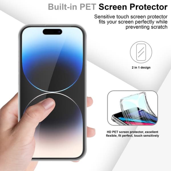 Cover iPhone 14 PRO Etui Case (Gennemsigtig)