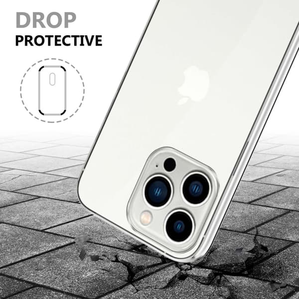 Cover iPhone 14 PRO Etui Case (Gennemsigtig)