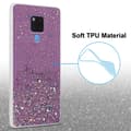 Miniatyrbild 4 av 8: Huawei MATE 20 Skal Fodral Case Cover av flexibelt TPU-silikon med glittrande glitter